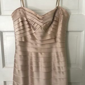 Champagne BCBG Gown